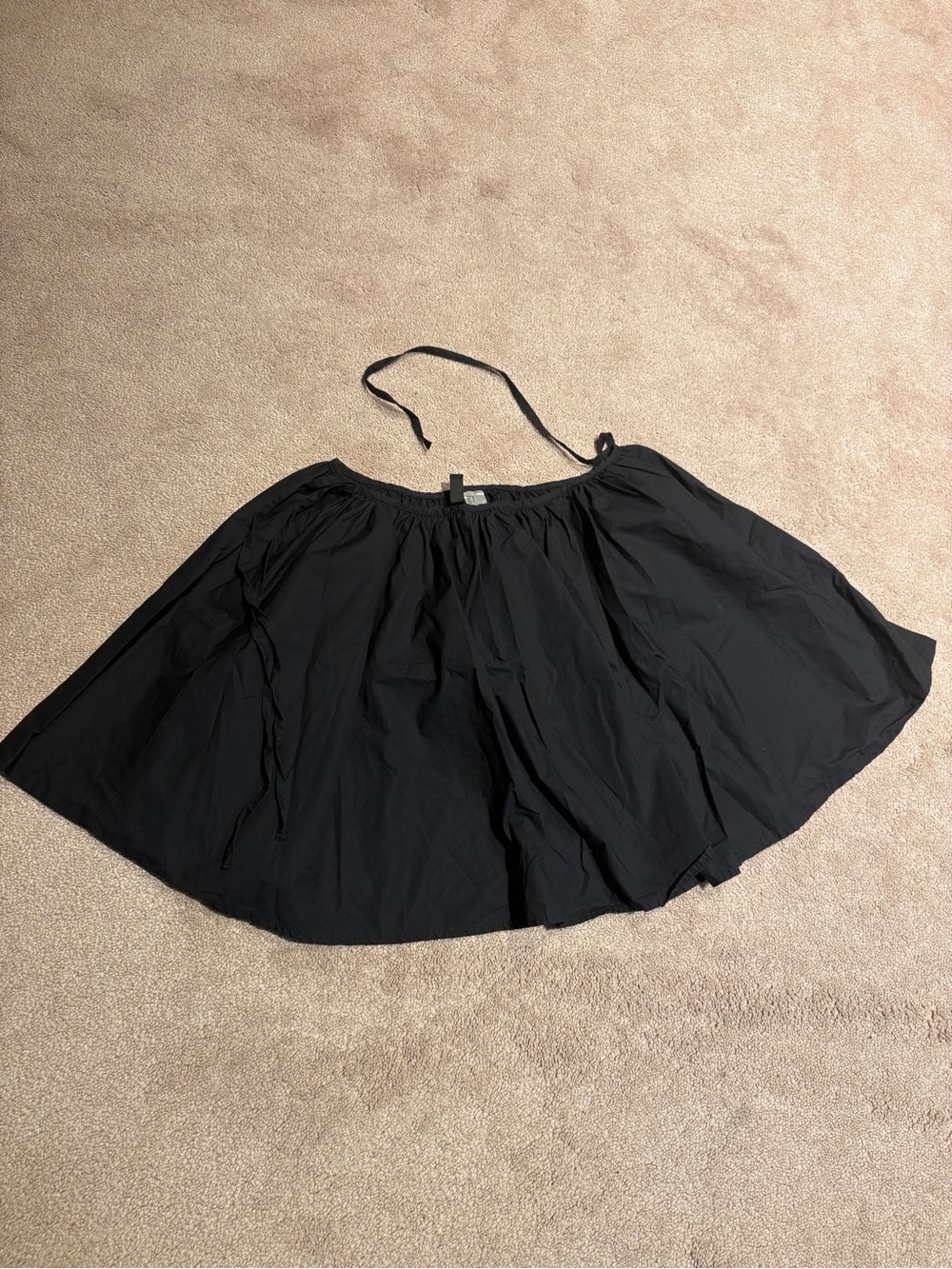 H&M Divided Black 100% Cotton Mini Skirt
